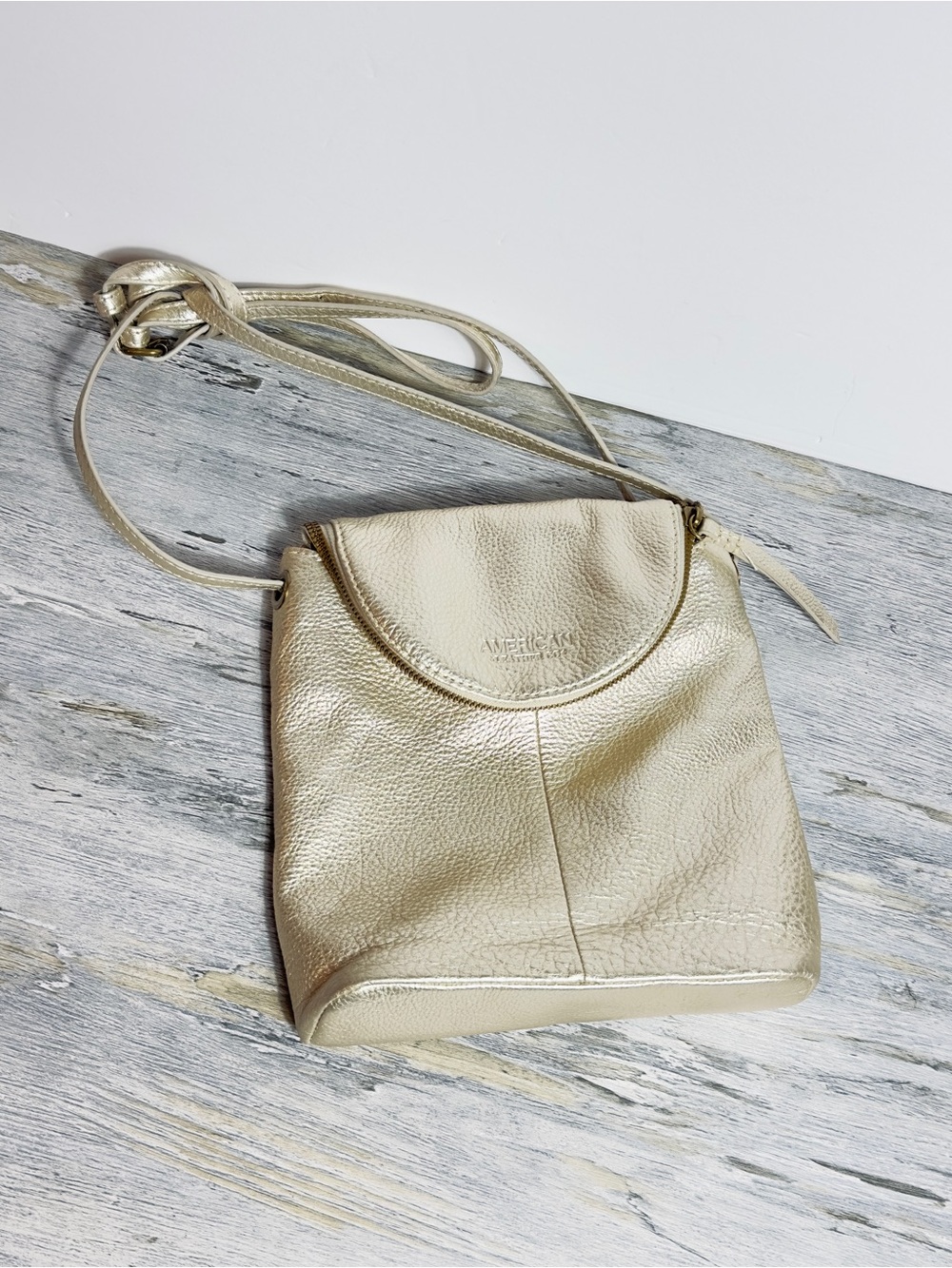 Hampton Large Zip-Around Crossbody from American Leather Co..